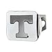 FANMATS 15061 NCAA University of Tennessee Volunteers Chrome Hitch Cover , 3.4