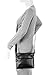Leather Crossbody Purse for Women- Small Crossover Cross Body Bag Over the Shoulder Sling Womens Purses and Handbags,black