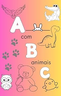 Livro a b c com animais : aprendendo com animais alfabeto