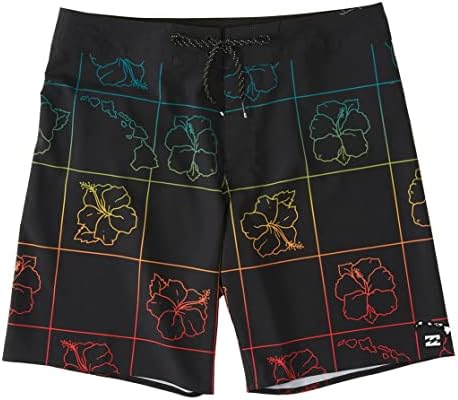 Billabong Andy Irons D Bah Airlite Boardshorts - Charcoal - 38 at