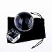 KARSLORA Clear Crystal Glass Sphere Ball with Stand, 3.15