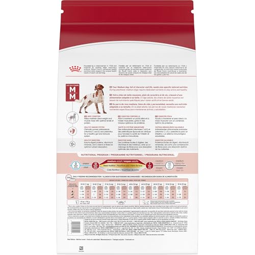 ROYAL CANIN SIZE HEALTH NUTRITION MEDIUM ADULT DRY DOG FOOD, 4 LB BAG
