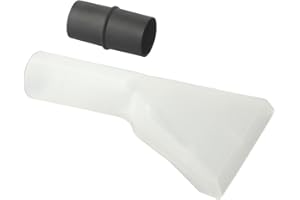 Transparent Upholstery Vacuum Nozzle Head 32-35mm, Wide Spray Extractor Attachment for Carpet Cleaner, Car Detailing, Furnitu
