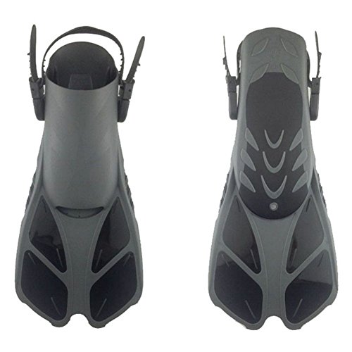 Wingbind Kids Swim Fins Training Fins Diving Fins Soft Lightweight Open Heel Flippers Watersports Tools Short Ajustable