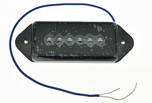 KAISH Black P90 High Power Sound Dogear Type BRIDGE Pickup Soapbar Guitar Pickups