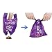 Petloft Dog Poop Bags with Easy Tie Handles,300 Count scented, Durable EPI Biodegradable Environment Friendly Dog Waste Bag Poop Bag,Purple (Purple, Lemon Scented)