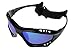 G&G Jetski Sunglasses Polarized Water Sport Surfing Kiteboarding P603 Black Frame Blue Mirror Lens