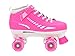 Epic Skates Galaxy Elite Kids Quad Speed Skates, Pink, Juvenile 12