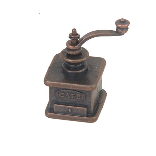 SODIAL(R) Dollhouse Miniature 1/12 Dollhouse Miniature Kitchens Vintage Coffee Grinder - Thumbnail 4