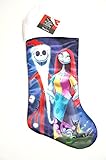 Santa Jack Skellington and Sally Nightmare Before Christmas Stocking
