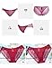 Vivilover Women's Sexy Lingerie Underwear Lace Thong Hipster Panties (XL---Waist: 37