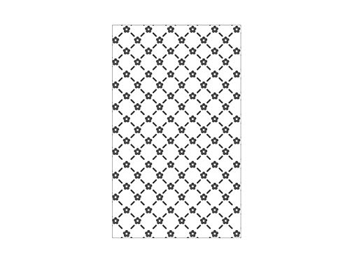 Bira Craft 3" x 5" Embossing Folder, Christmas Embossing Folder, Assorted Designs. (Star) (Floral Lattice) - Thumbnail 2