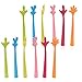 Super Funny Free Bending Hand Sign Ballpoint Pen/Student Gift Pen, 12pcs/lot