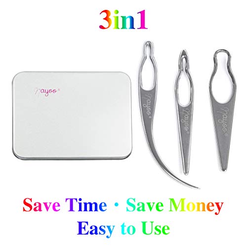 3 Different Size Dreadlocks Tool, Hair Locking Tool, Interlocks or Sisterlocks, Starting and Maintaining Your Locs Easy