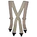 54in. Tall Undergarment Travel Suspenders w/ Stay Closed Clips, Wear Under Clothes