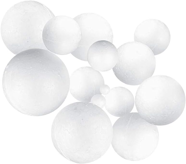 Polystyrene Balls 150mm Foam Balls for Crafts, Cupcakes, Craft