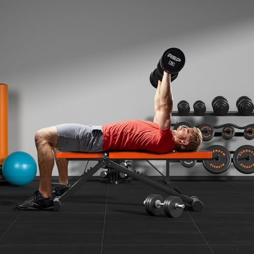 VENDUX Assembly-Free Workout Bench for Home Gym, Foldable Weight Bench Press, 660 LBS Stable Incline Decline Bench, Sit-Up Bench for Full Body Strength Training