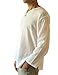 Love Quality Men's White T-Shirt 100% Cotton Hippie Shirt V-Neck Beach Yoga Top (Large)