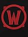 JINX World of Warcraft Horde Shield Men's Gamer Zip-Up Hoodie, Black, Large