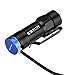 Olight S1R Turbo S rechargeable 900 Lumens CREE XP-L LED Flashlight EDC with RCR123 Li-ion battery, flex magnetic USB charging cable and EdisonBright CR123A Lithium back-up Battery bundle