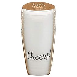 SB Design Studio Sips Drinkware-16-Ounce Frosted