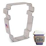 Latte Coffee Cup by Flour Box Bakery - 3.75 Inch - Ann Clark - US Tin Plated Steel