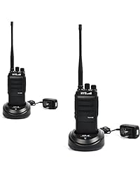HYS Radios UHF 70 CM Radio de 10 vatios jamón 400-520 MHz Serie comercial TC-H10W Radio bidireccional Walkie Talkie de 16 canales de larga distancia (2 PCS)