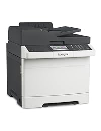 Lexmark CX417de   Impresora multifunción láser a color, con escáner, copiadora, apta para uso en red, impresión doble y funciones profesionales