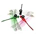 Docooler 5pcs 8cm 3D Artificial Dragonflies Luminous Fridge Magnet for Home Christmas Wedding Decoration, Colors Randomly Send
