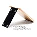 OrgaNice Beech Wood Bookends - Hand Crafted Design - Non-Skid and Padded Feet - Sturdy and Dependable - Gift-Ready Packaging [2 Units]