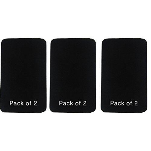 (6 Pack) Luxxii - Unisex Stocking Wig Caps for Women Nylon Mesh Stretch Elastic Snood (Black)