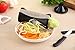 Electric Food Spiralizer - 3-in-1 Food Processor, Salad Shooter, Spiral Shredder, Dishwasher Safe Removable Parts, Includes Switchable Cutting Blades & Electronic Plug-in Design - NutriChef