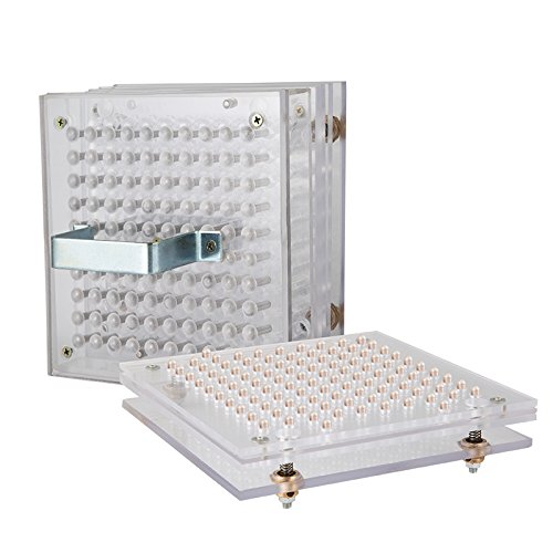 100 Hole (2#) Capsule Holder with Tamper for Size 2 Empty Capsules Holding Tray Pill Dispensers & Reminders 100 Hole (2#) Capsule Holder with Tamper for Size 2 Empty Capsules Holding Tray Pill Dispensers & Reminders