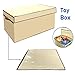 EasyGoProducts Giant Toy Box Folding Toy Trunk Organizer, Toy Chest Collapsible Storage Bin, Great for Nursery or Any Room with Toy Box Lid and Side Handles - 30