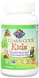 Garden of Life Vegetarian Multivitamin Supplement for Kids - Vitamin Code Kids Chewable Raw Whole Food Vitamin with Probiotics, 60 Chewable Bears