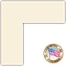16x20 Off White Custom Mat for Picture Frame with 12x16 Opening Size