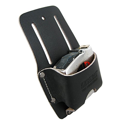 Ergodyne Arsenal 5471 Black Leather Carpenter's Tape Measure Holder