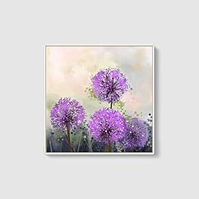 Framed Canvas Wall Art for Living Room, Bedroom Flowers Canvas Prints for Home Decoration Ready to Hang - 24x36 inches - 16x16 inches