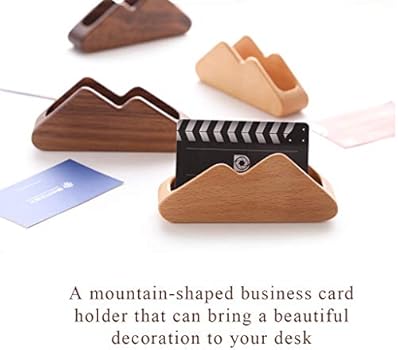 Business Card Holder Solid Wood Business Card Holder Integrated Small Card Holder Desk Creative Business Card Holder Membership Card Storage Box Mountain Shaped Decorative Box Buy Online At Best Price In Uae