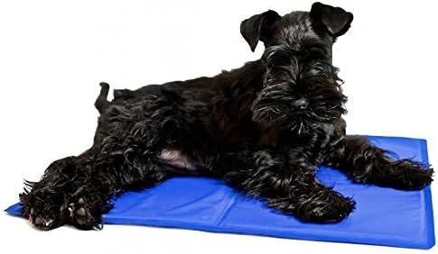 NoblezaDog Cooling Mat Large Pet Self Cooling Non-Toxic Gel Pads Puppy Cat Bed Mat Cooling Summer Sleeping Mattress, 90 * 50cm, Blue