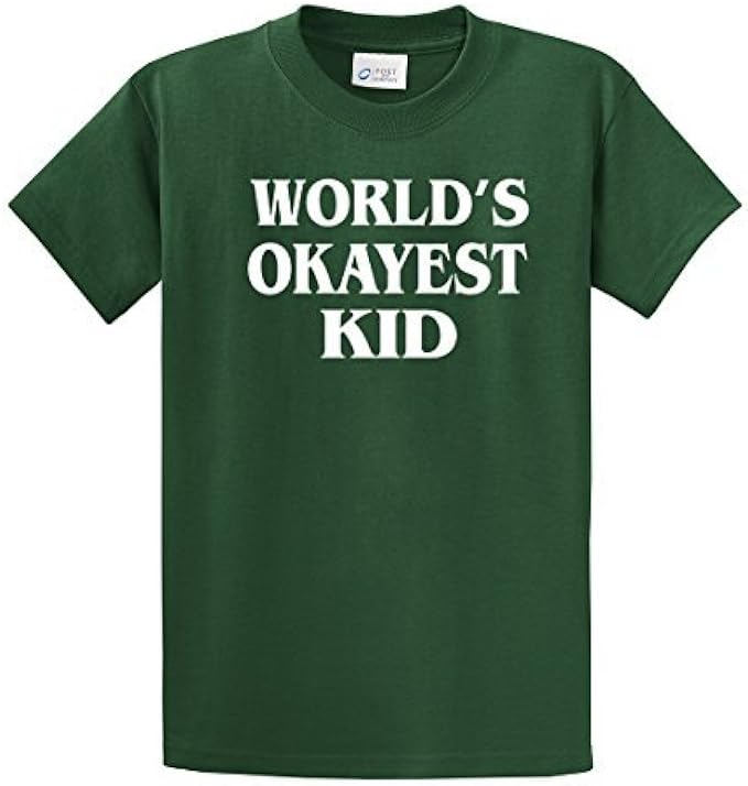 World's Okayest Kid T Shirt Funny Adult Tee Shirt military - Bild 11 von 18