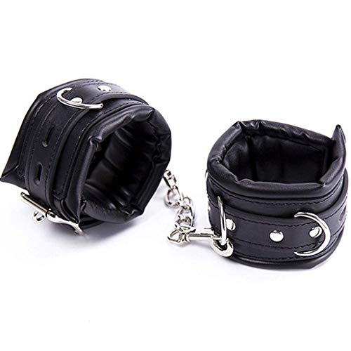 image for LYDSoft C Comfortable L Leather H Handcuffs S Set Adjustable W Wrist C
