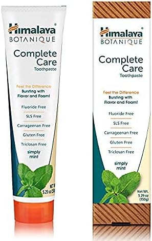 Botanique Simply Mint Complete Care Toothpaste| Refreshing Mint Flavor | Strong Teeth | Gives Healthy Gums & Fresh Breath -150g (Pack of 2)
