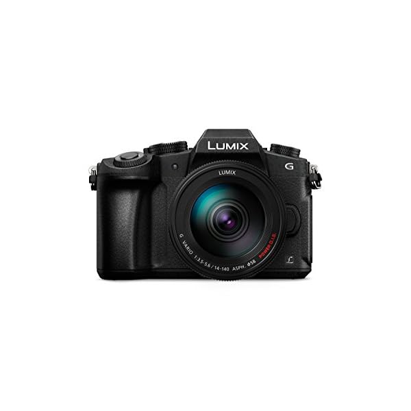 Panasonic LUMIX DMC-G81HAEGK Systemkamera 4K mit 14-140 mm MFT Objektiv, 16 MP, Dual I.S., Hybrid-Kontrast-AF, 4K Fotokamera, schwarz