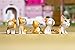 Kimkoala Chi Cat Toys, 9 Pcs Japanese Cute Chi's Sweet Home Cats Dolls Animal Figures Collection Toy Set for Miniature Garden Decoration(Yellow)