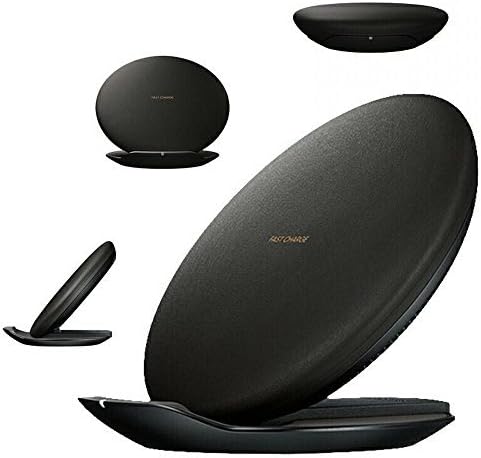 Qi Fast Wireless Charger for ALAXY S8 SM-G950U SM-G9508 S8+ G955 Note 8 iPhone X EP-PG950 (Black)