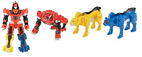 Buy Power Rangers Jungle Fury Jungle Pride Microzord - Set D with Tiger