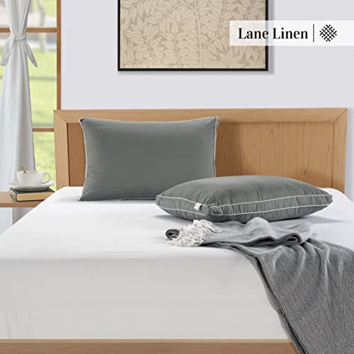 LANE LINEN Standard Pillows for Sleeping Bed Pillows Set of 2 Luxury