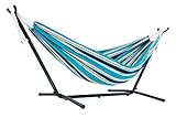 Vivere Double Sunbrella Hammock with Space Saving