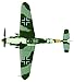Messerschmitt Bf 109F-4 diecast 1:72 model (Amercom SL-9)